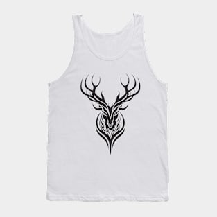 Stag Deer Animal Freedom World Wildlife Wonder Vector Graphic Tank Top